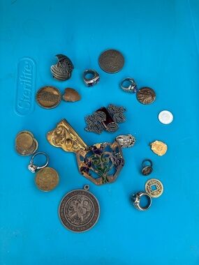 Estate sale jewelry lot and miscellaneous